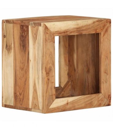 vidaXL Stool 40x30x40 cm Solid Wood Acacia