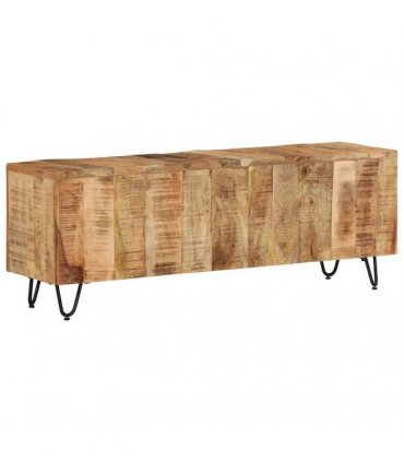 vidaXL TV Cabinet 110x30x40 cm Solid Wood Mango