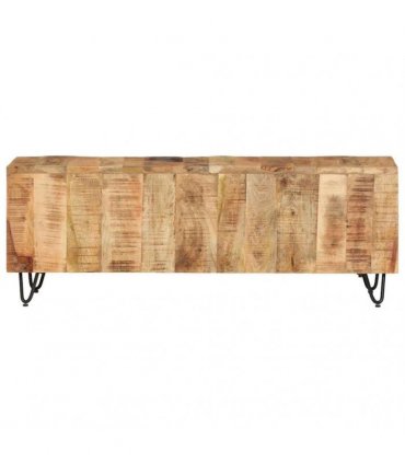 vidaXL TV Cabinet 110x30x40 cm Solid Wood Mango