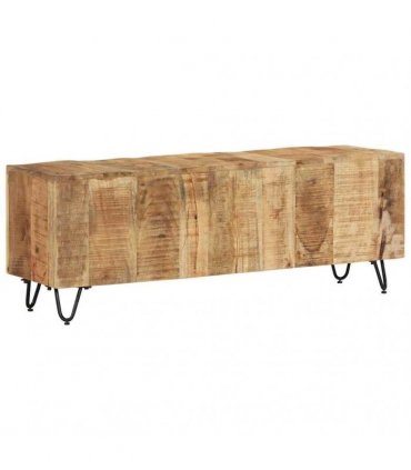 vidaXL TV Cabinet 110x30x40 cm Solid Wood Mango