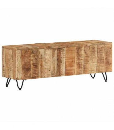 vidaXL TV Cabinet 110x30x40 cm Solid Wood Mango