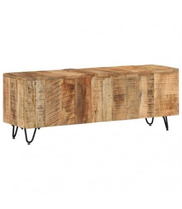 vidaXL TV Cabinet 110x30x40 cm Solid Wood Mango