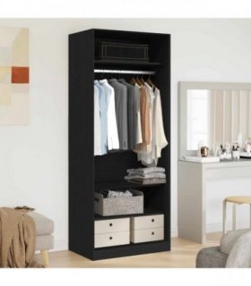 vidaXL Wardrobe Artisan Oak 80 x 50 x 200 cm Engineered Wood