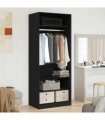 vidaXL Wardrobe Artisan Oak 80 x 50 x 200 cm Engineered Wood