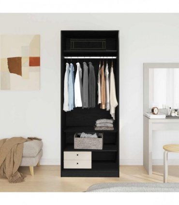 vidaXL Wardrobe Artisan Oak 80 x 50 x 200 cm Engineered Wood