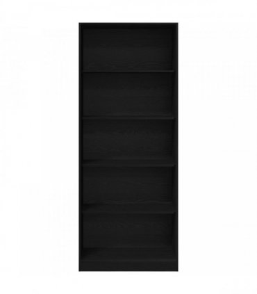 vidaXL Wardrobe Black Oak 80 x 50 x 200 cm Engineered Wood