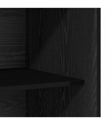 vidaXL Wardrobe Black Oak 80 x 50 x 200 cm Engineered Wood