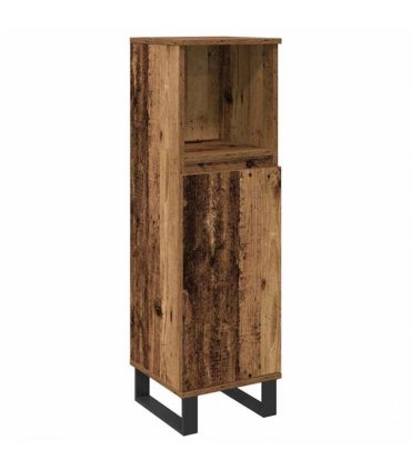 vidaXL Bathroom Furniture Set 3 pcs Brown Engineered Wood