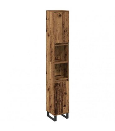 vidaXL Bathroom Furniture Set 3 pcs Brown Engineered Wood