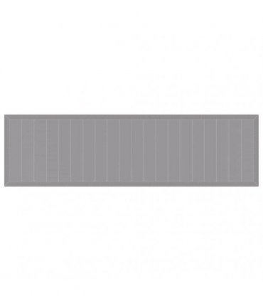 vidaXL Garden Dining Set 15 pcs Light Grey Polt rattan