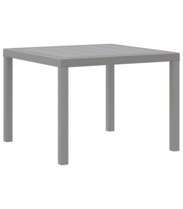 vidaXL Garden Dining Set 3 pcs Light Grey Polypropylene