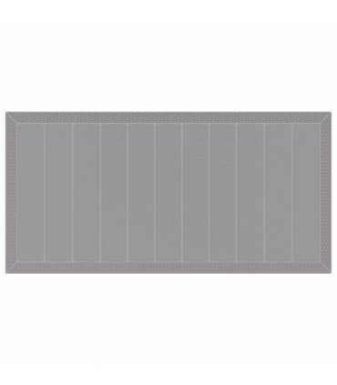 vidaXL Garden Dining Set 7 pcs Light Grey Polypropylene
