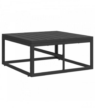 vidaXL Garden Sofa Set 13 pcs Black Aluminium