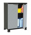 vidaXL Plastic Cabinet 68x39x92 cm Rattan Design