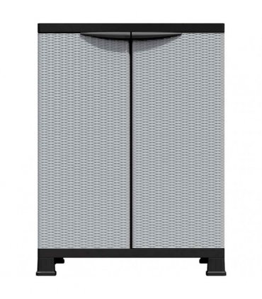 vidaXL Plastic Cabinet 68x39x92 cm Rattan Design