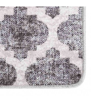 vidaXL Rug Washable 160x230 cm Grey and White