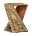 vidaXL Side Table 35x35x55 cm Solid Wood Reclaimed