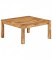 vidaXL Coffee Table 80x80x40 cm Solid Acacia Wood