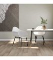 vidaXL Dining Chairs 2 pcs White PP