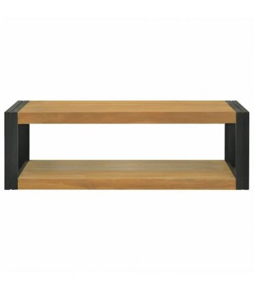 vidaXL Wall-mounted Bathroom Cabinet 110x45x35 cm Solid Wood Teak