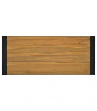vidaXL Wall-mounted Bathroom Cabinet 110x45x35 cm Solid Wood Teak