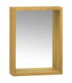 vidaXL Mirror Cabinet 30x10x40 cm Solid Wood Teak