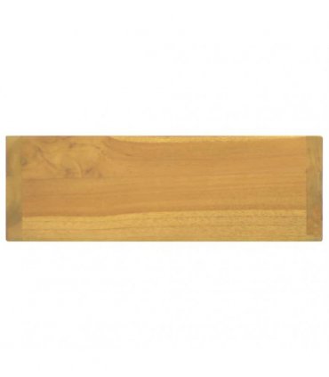vidaXL Mirror Cabinet 30x10x40 cm Solid Wood Teak