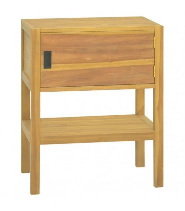 vidaXL Bathroom Cabinet 60x40x75 cm Solid Wood Teak