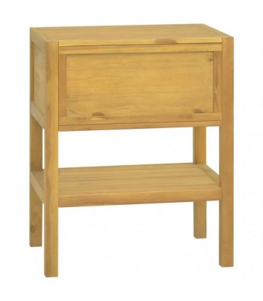 vidaXL Bathroom Cabinet 60x40x75 cm Solid Wood Teak