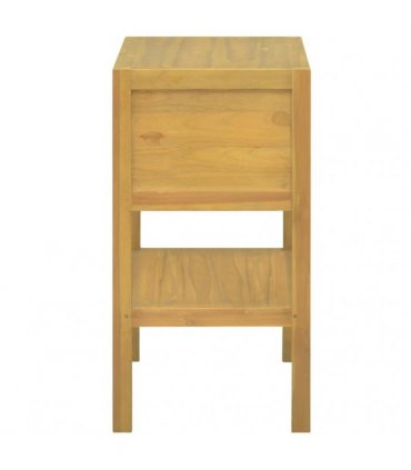vidaXL Bathroom Cabinet 60x40x75 cm Solid Wood Teak