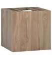 vidaXL Wall-mounted Bathroom Cabinet 46x25,5x40 cm Solid Wood Teak