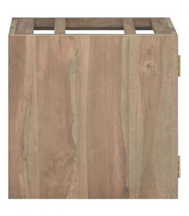 vidaXL Wall-mounted Bathroom Cabinet 46x25,5x40 cm Solid Wood Teak