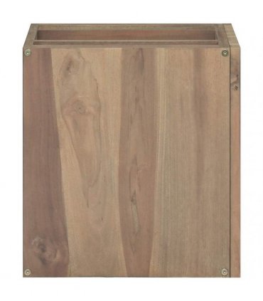 vidaXL Wall-mounted Bathroom Cabinet 46x25,5x40 cm Solid Wood Teak