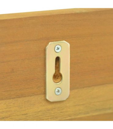 vidaXL Wall Shelves 2 pcs 90x10x10 cm Solid Wood Teak