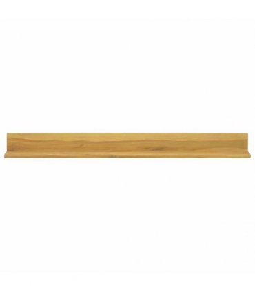 vidaXL Wall Shelves 2 pcs 110x10x10 cm Solid Wood Teak