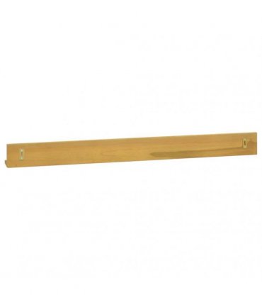 vidaXL Wall Shelves 2 pcs 110x10x10 cm Solid Wood Teak