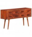 vidaXL Sideboard 110x30x59 cm Solid Wood Mango