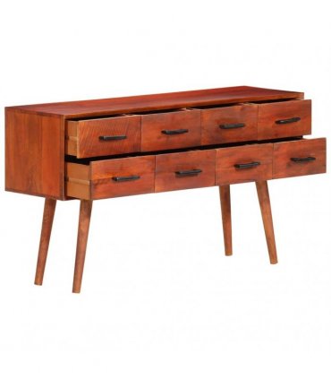 vidaXL Sideboard 110x30x59 cm Solid Wood Mango