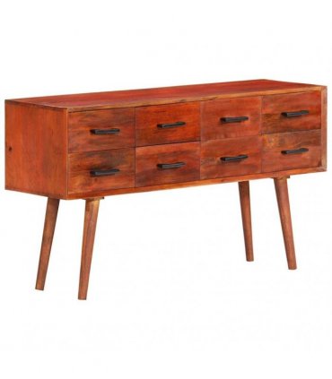vidaXL Sideboard 110x30x59 cm Solid Wood Mango