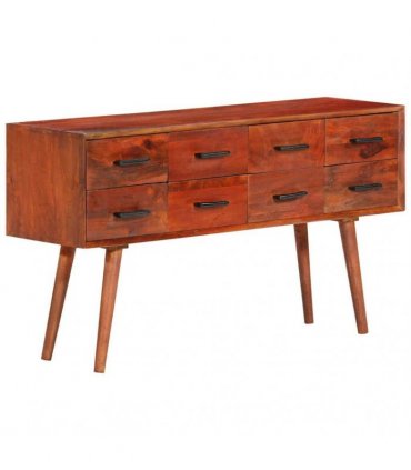 vidaXL Sideboard 110x30x59 cm Solid Wood Mango