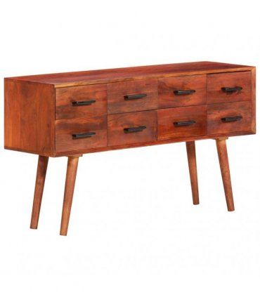 vidaXL Sideboard 110x30x59 cm Solid Wood Mango