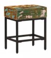 vidaXL Side Table 40x30x51 cm Solid Wood Reclaimed