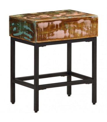 vidaXL Side Table 40x30x51 cm Solid Wood Reclaimed