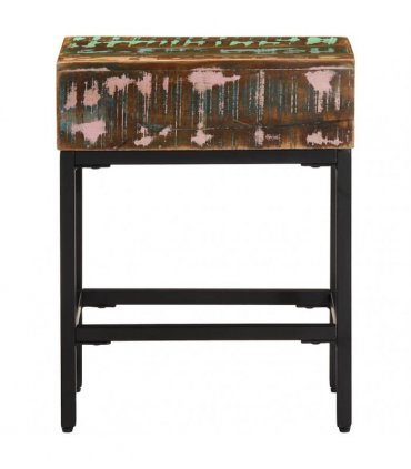vidaXL Side Table 40x30x51 cm Solid Wood Reclaimed