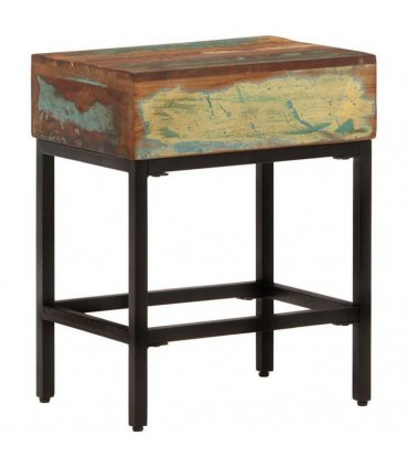 vidaXL Side Table 40x30x51 cm Solid Wood Reclaimed