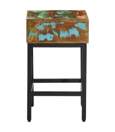 vidaXL Side Table 40x30x51 cm Solid Wood Reclaimed