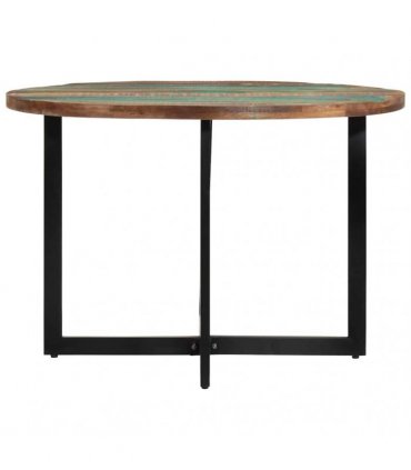 vidaXL Dining Table 110x75 cm Solid Wood Reclaimed