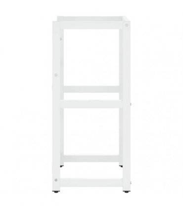 vidaXL Bathroom Washbasin Frame White 40x38x83 cm Iron