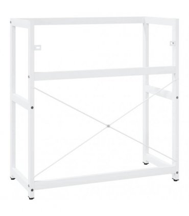 vidaXL Bathroom Washbasin Frame White 79x38x83 cm Iron
