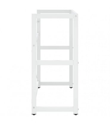 vidaXL Bathroom Washbasin Frame White 79x38x83 cm Iron